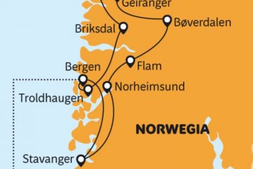 Bergen a Stavanger - ukryté uprostřed fjordů - Norsko