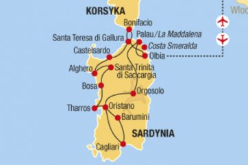 Sardínie a Korsika - Smaragdové Perly - Itálie - Sardinie