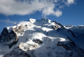 Švýcarsko, ledovcový masiv Monte Rosa - Švýcarsko