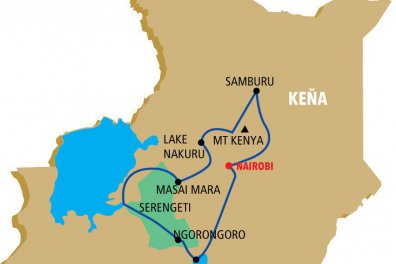 Velká cesta národními parky Keni a Tanzánie - Keňa